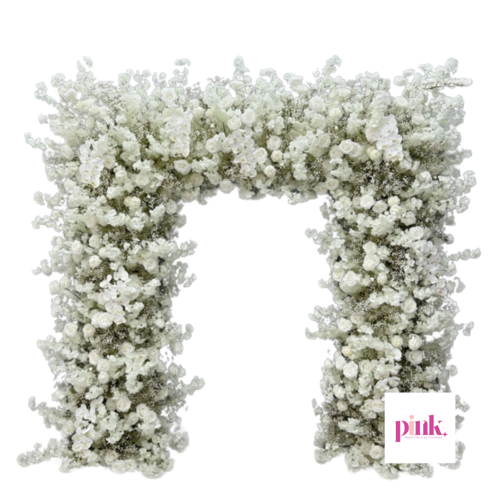Fiore Bianco Lush Flower Arch