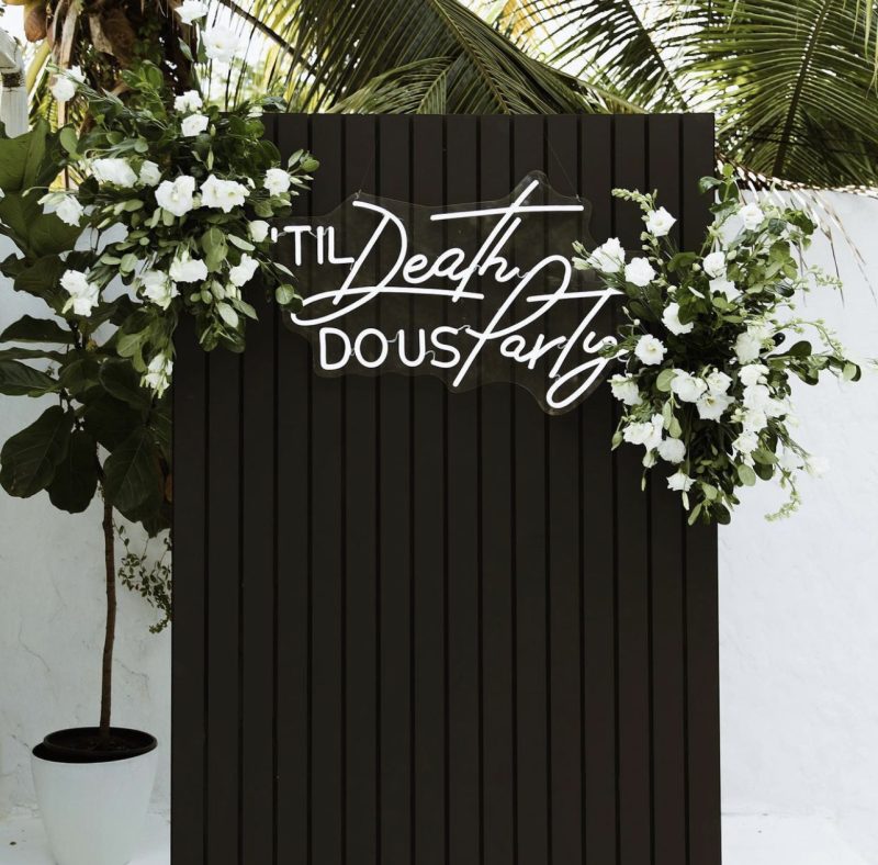 'Til Death Do Us Party - Neon Sign - Image 3