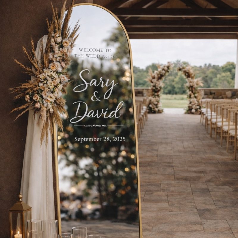 Welcome Mirror & Event Entrance