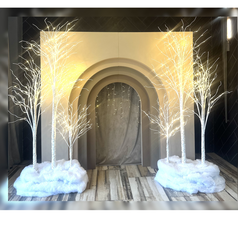 3D Rainbow Bridge Structure – Custom Layered Arch Backdrop